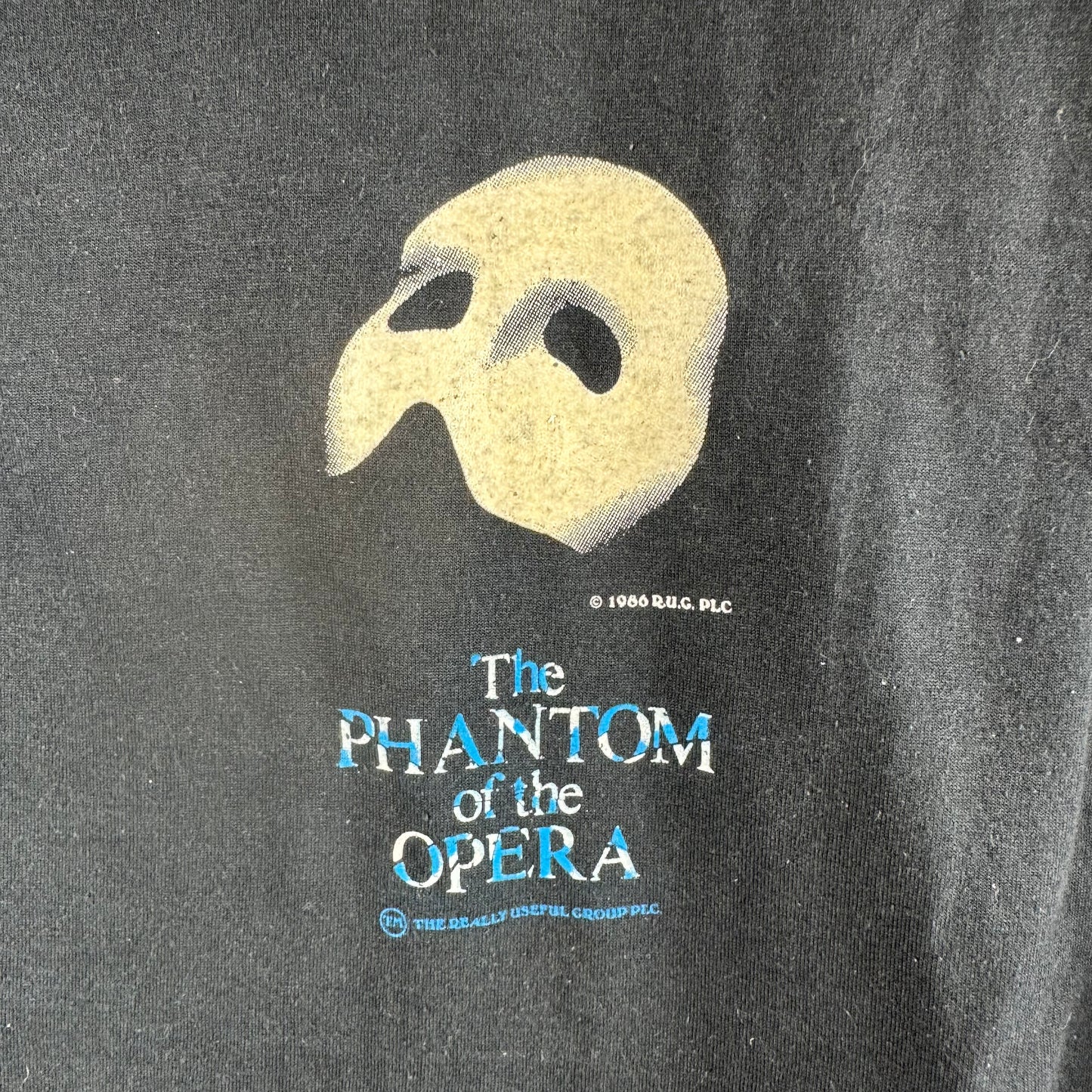 Vintage 1986 The Phantom of the Opera Graphic Promo Single Stitch T-shirt