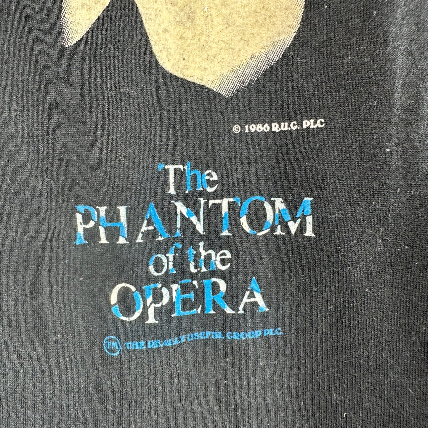 Vintage 1986 The Phantom of the Opera Graphic Promo Single Stitch T-shirt