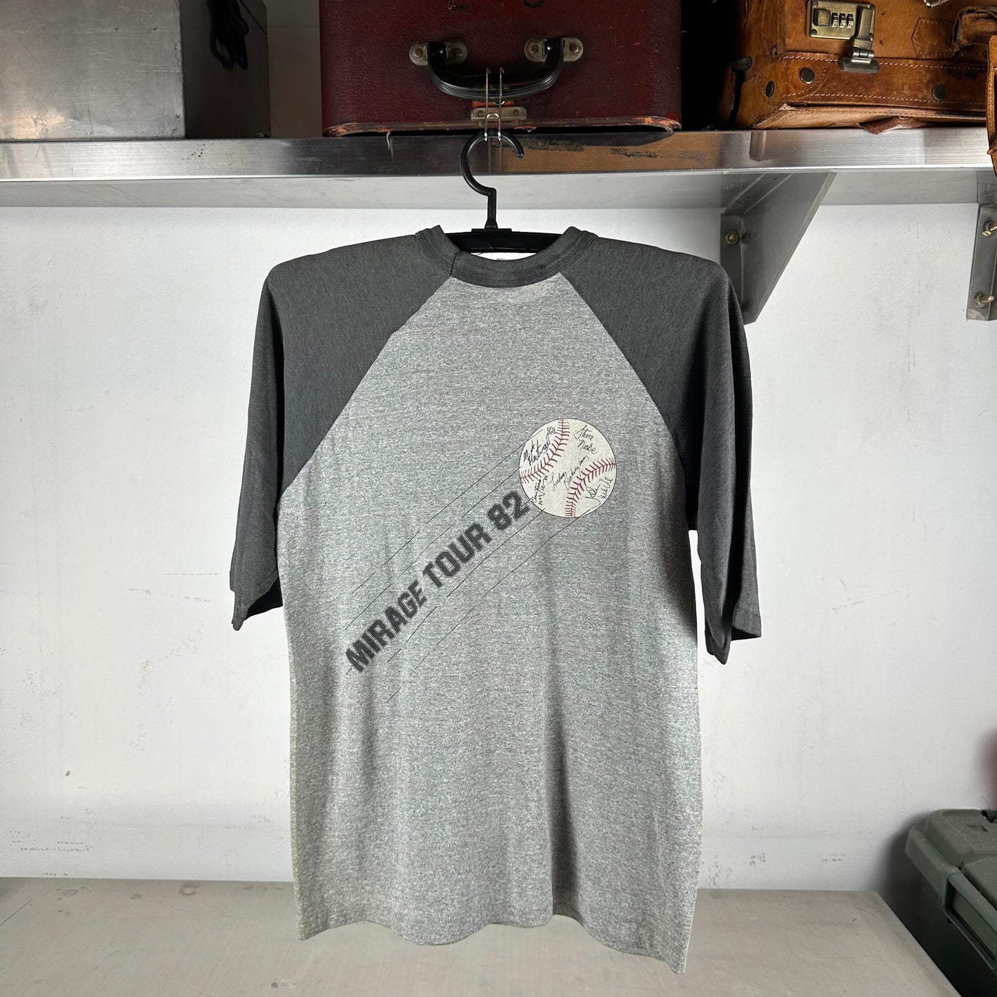 Vintage 1982 Fleetwood Mac Mirage Concert Tour Band Single Stitch T-shirt