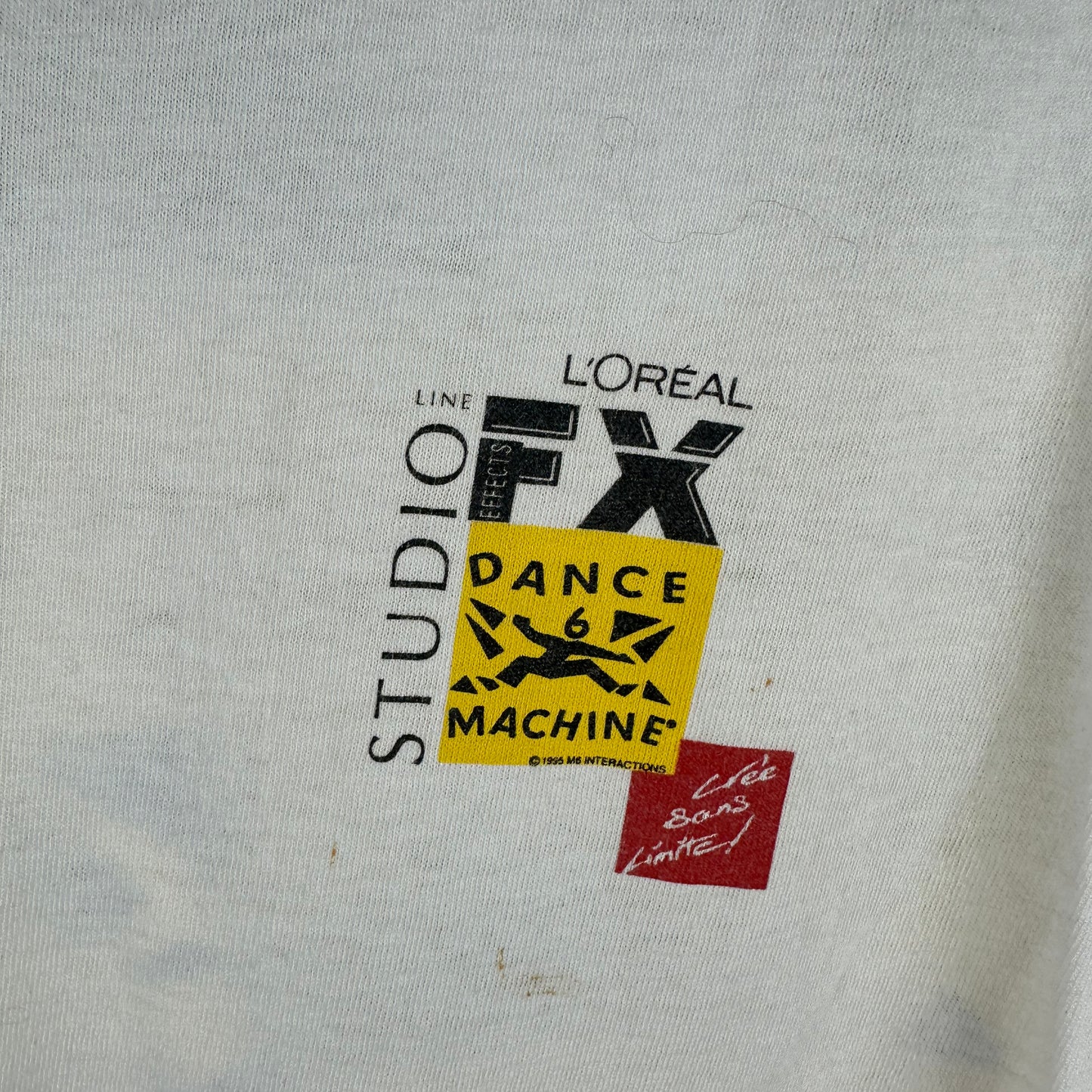 Vintage 1995 L' Oreal Studio Line Dance Machine Promo Single Stitch T-Shirt