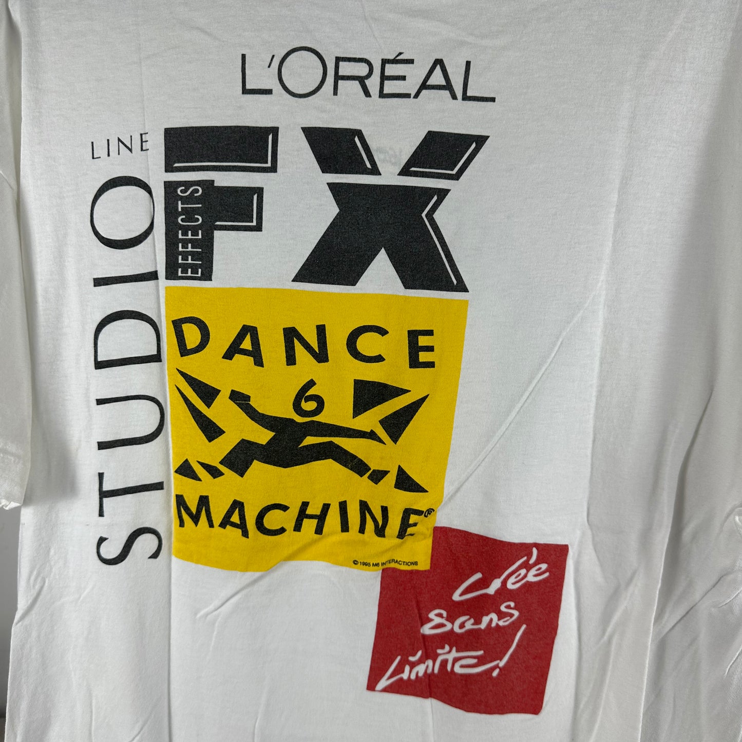 Vintage 1995 L' Oreal Studio Line Dance Machine Promo Single Stitch T-Shirt