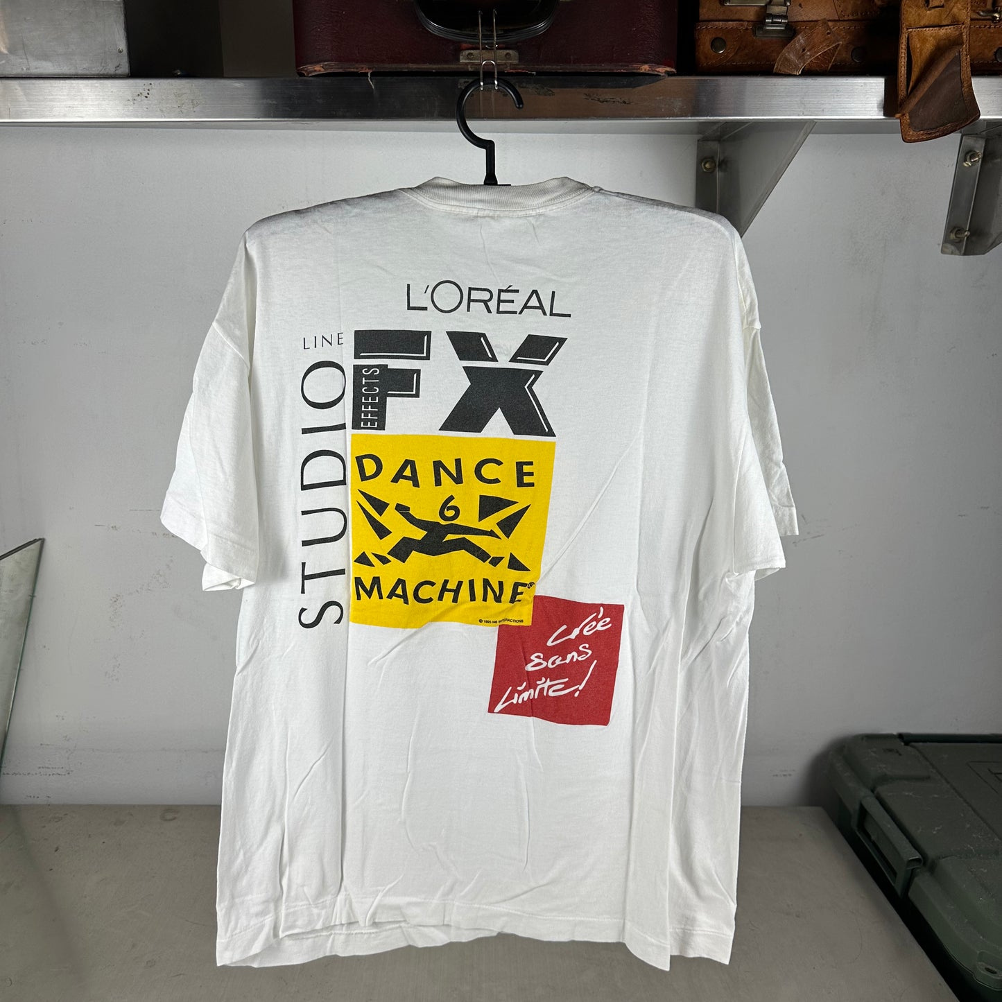 Vintage 1995 L' Oreal Studio Line Dance Machine Promo Single Stitch T-Shirt