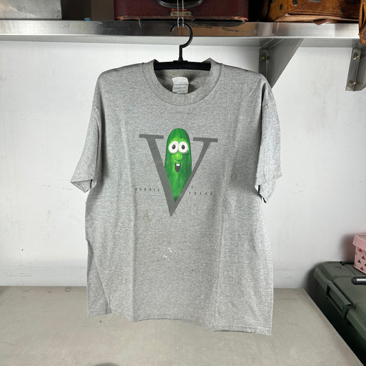 Vintage 90s VeggieTales Cartoon TV Show Graphic Promo T-shirt