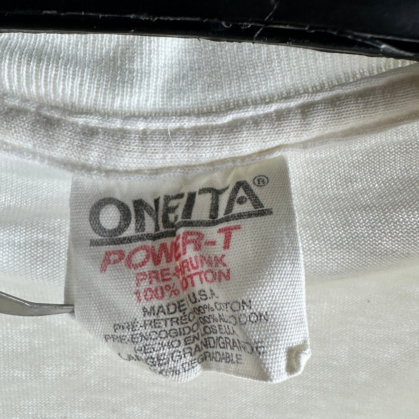 Vintage 90s Keep Your Eye On Your Fly Fishing Graphic Single Stitch T-shirt