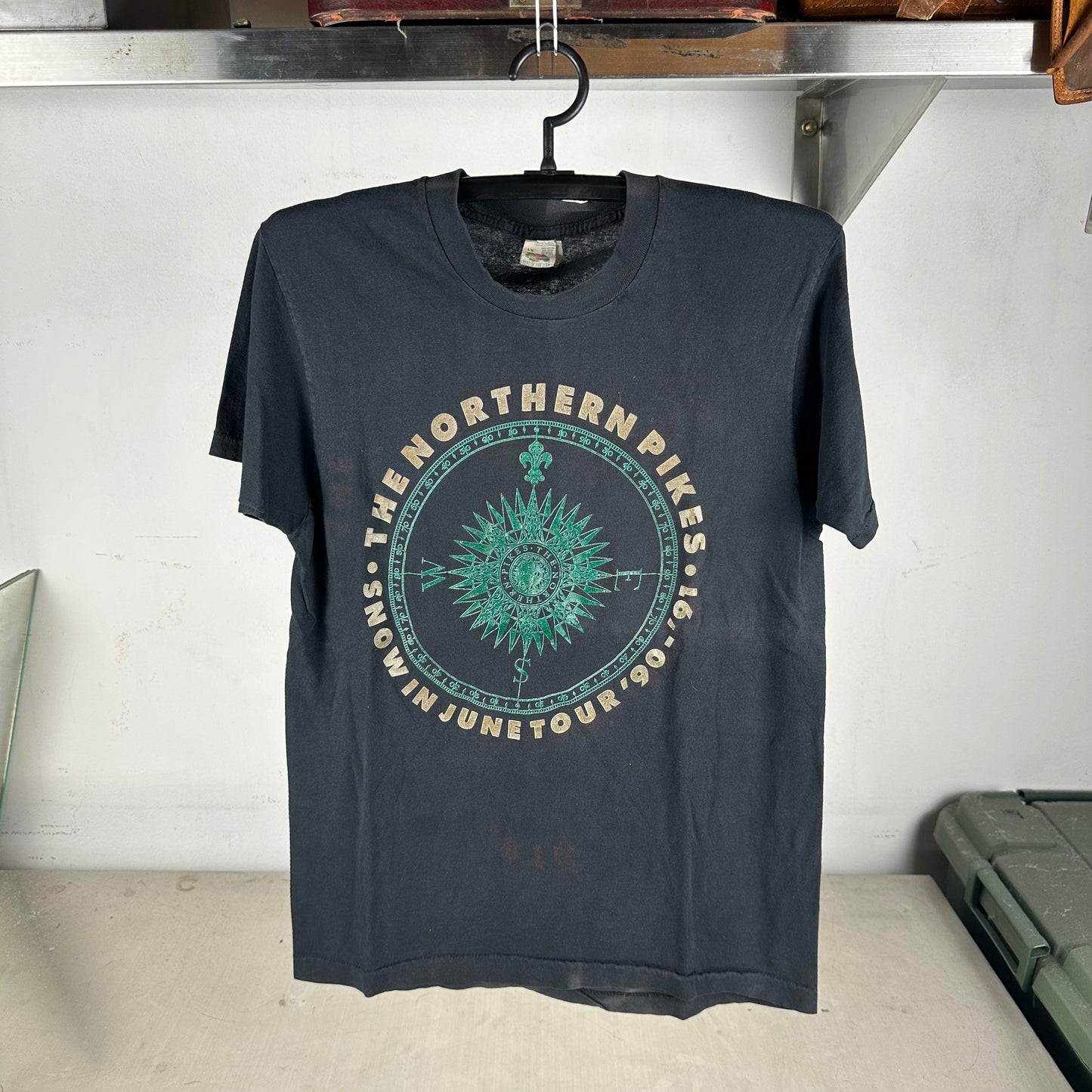 Vintage 1990-91 The Northern Pikes Snow in June Tour Single Stitch T-Shirt