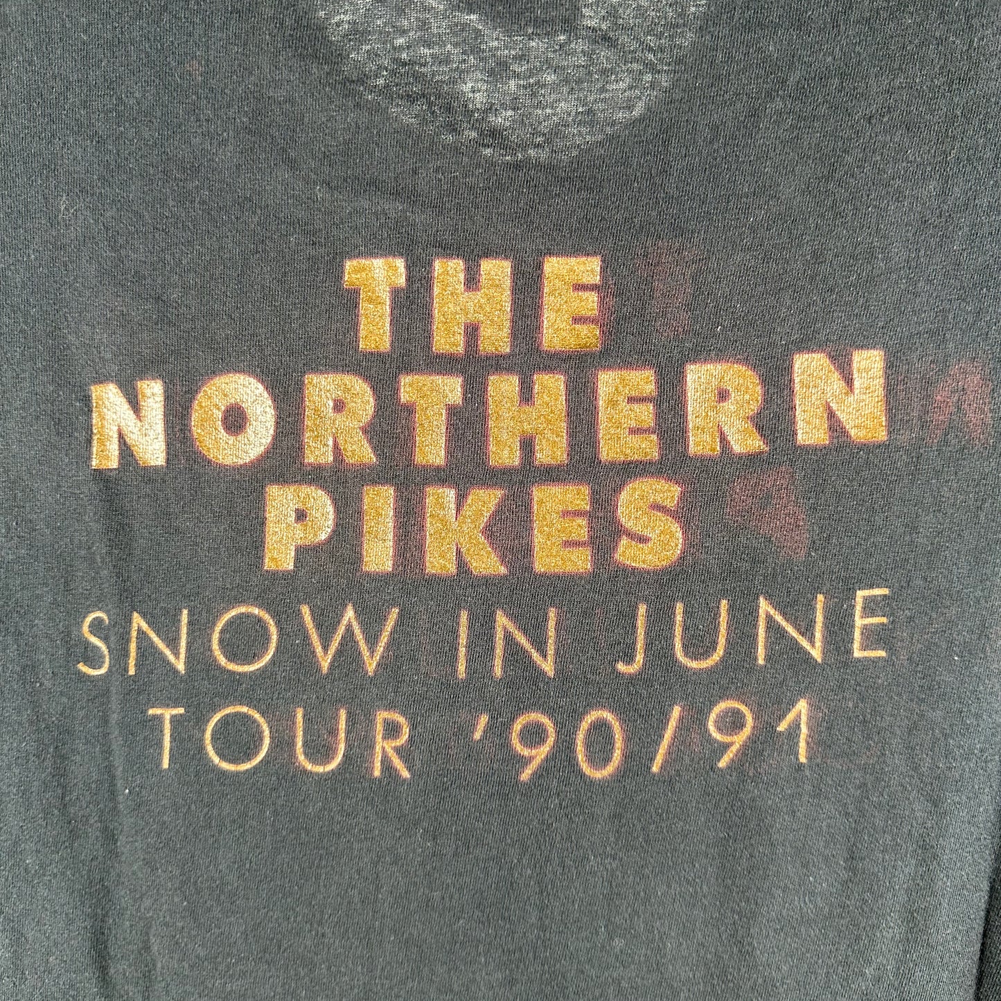 Vintage 1990-91 The Northern Pikes Snow in June Tour Single Stitch T-Shirt