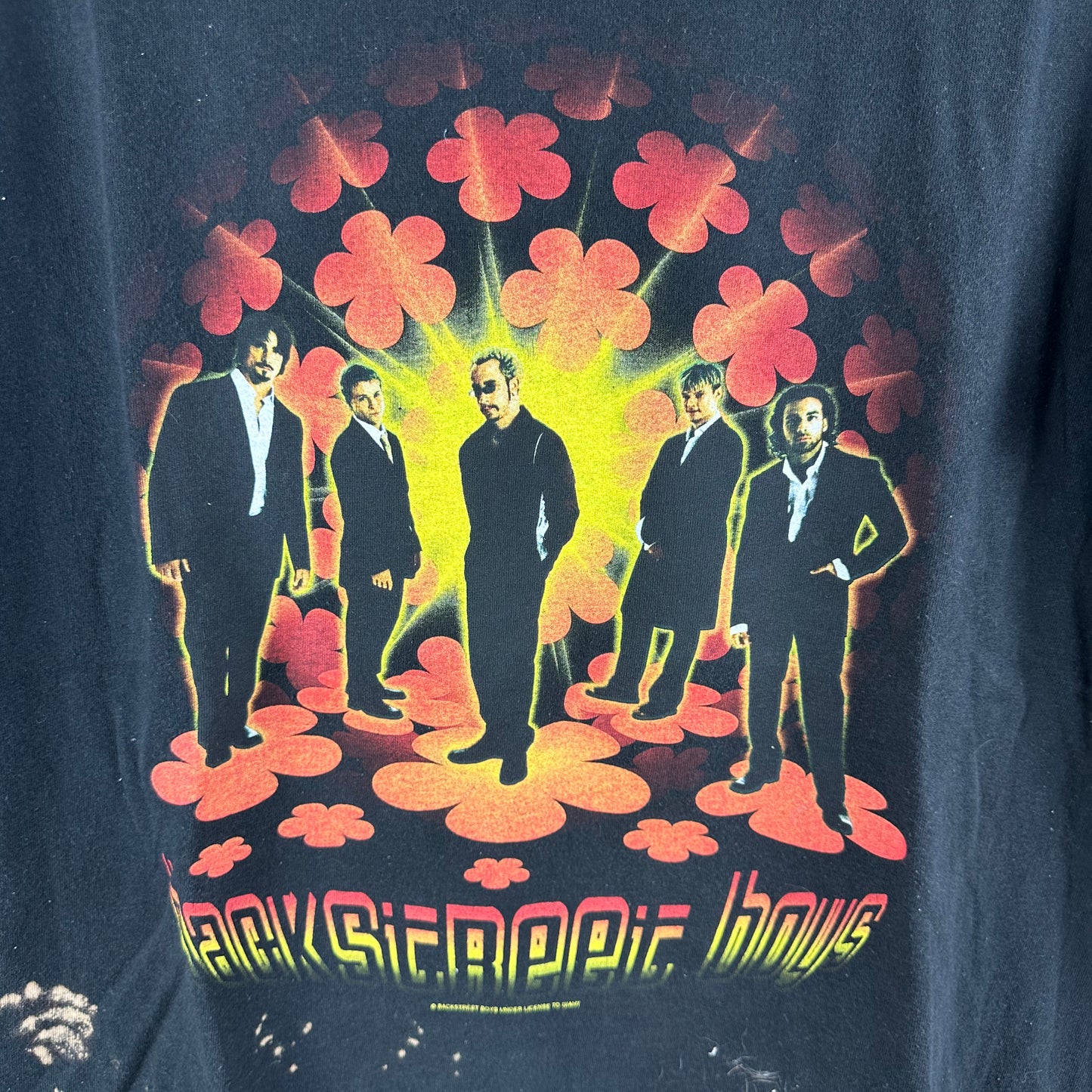 Vintage 2001 Backstreet Boys Black & Blue World Tour Concert T-Shirt