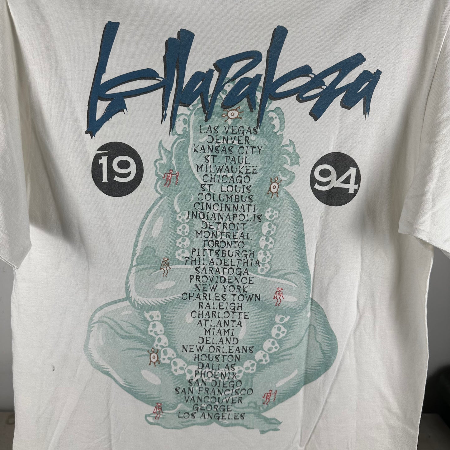 Vintage 1994 Lollapalooza Music Festival A Tribe Called Quest Beastie Boys T-Shirt