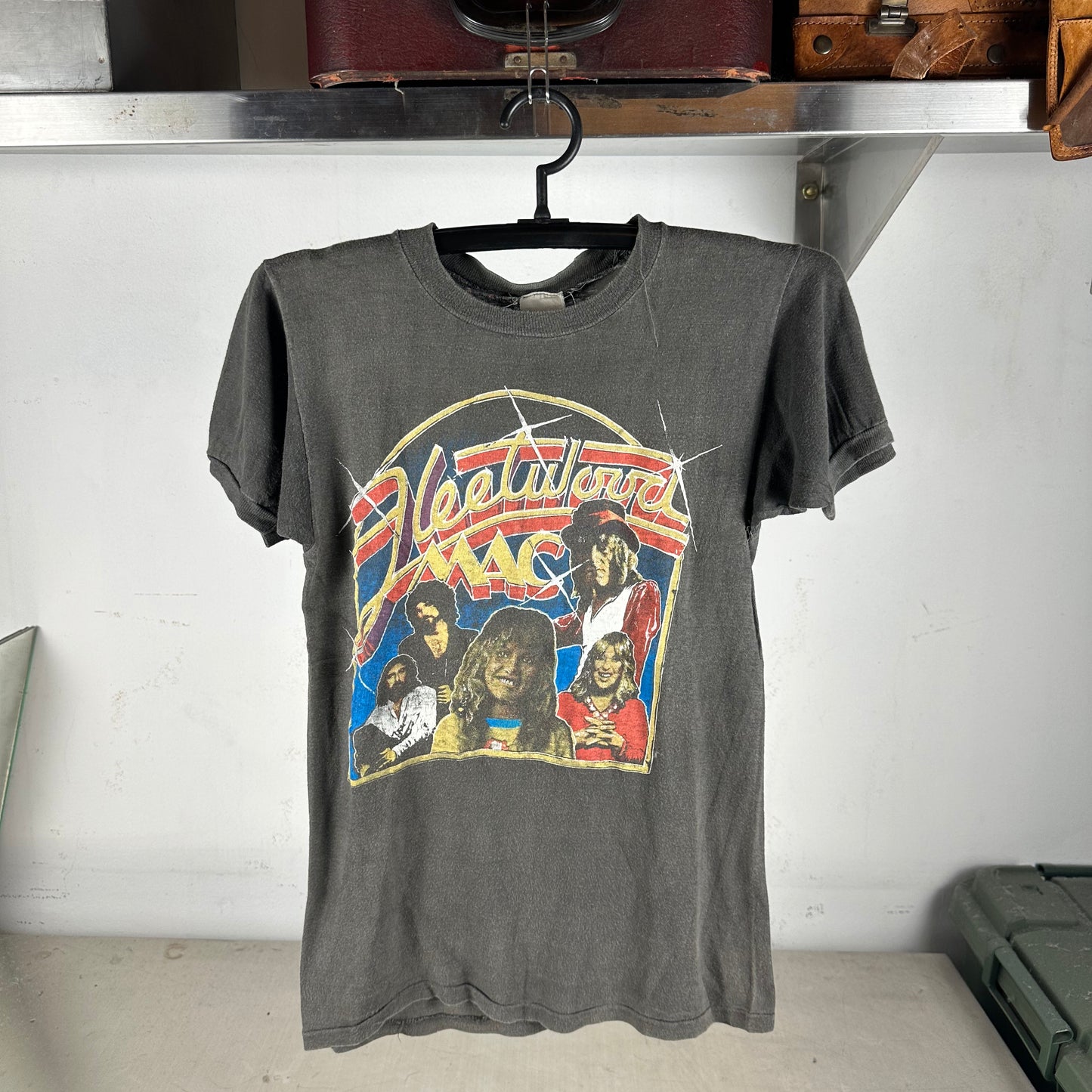 Vintage 70s Fleetwood Mac Double Sided Graphic Single Stitch T-Shirt