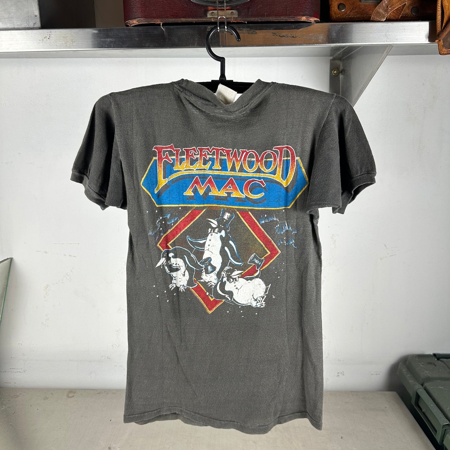 Vintage 70s Fleetwood Mac Double Sided Graphic Single Stitch T-Shirt
