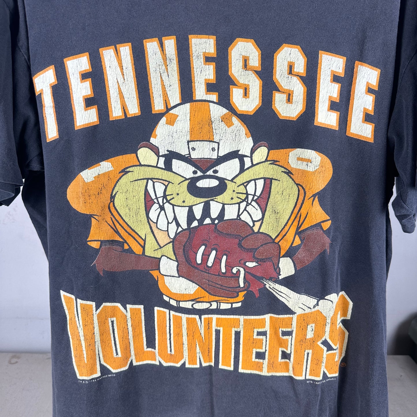Vintage 1994 Tennessee Volunteers Taz Looney Tunes NCAA Single Stitch T-Shirt