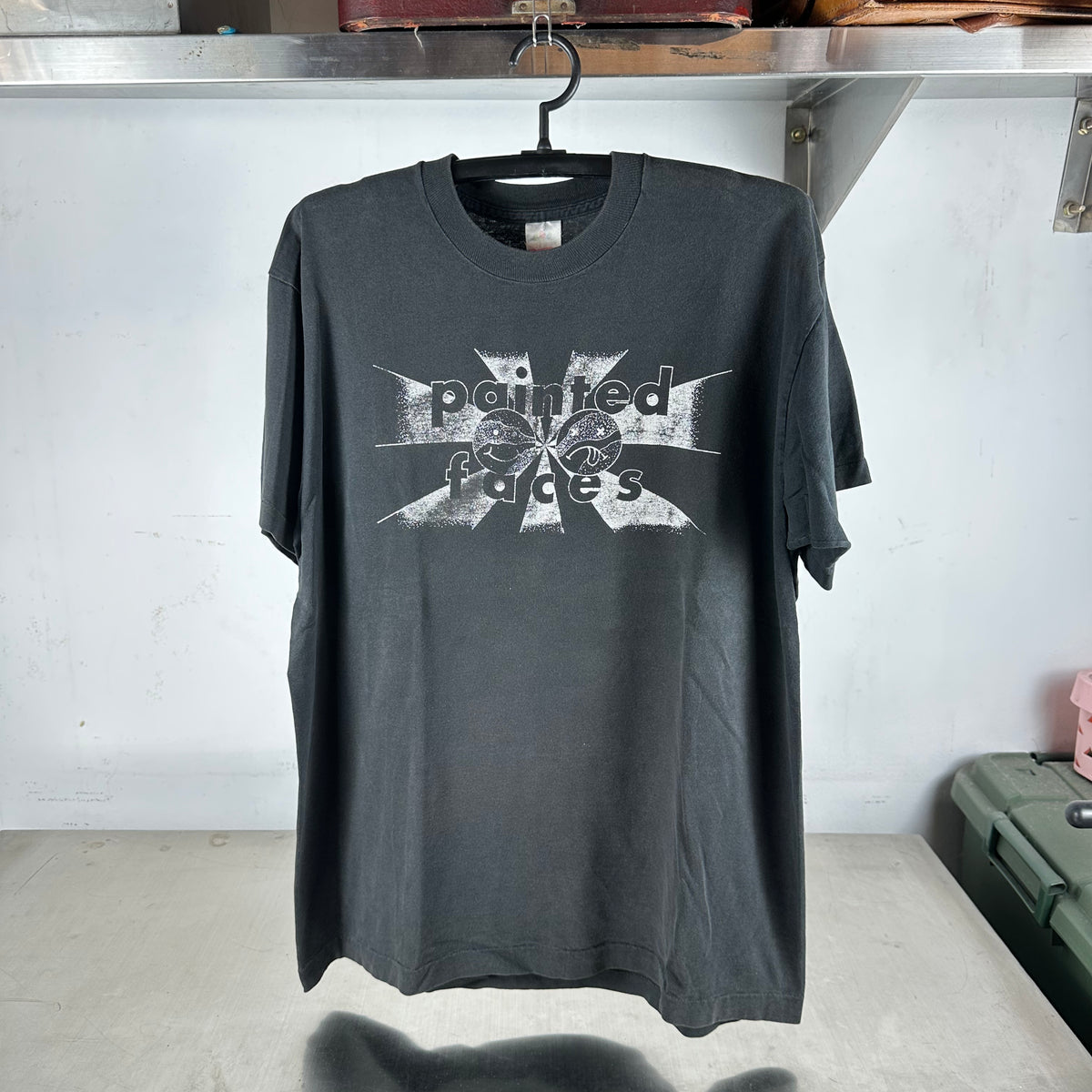 Vintage 90s Painted Faces Graphic Single Stitch T-shirt