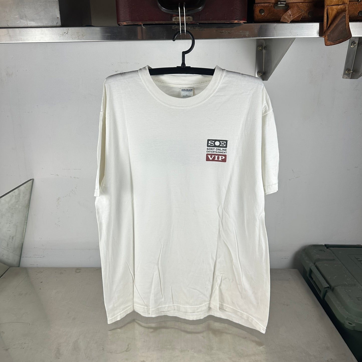 Vintage 2000s Sony Online Entertainment Video Game Promo T-Shirt