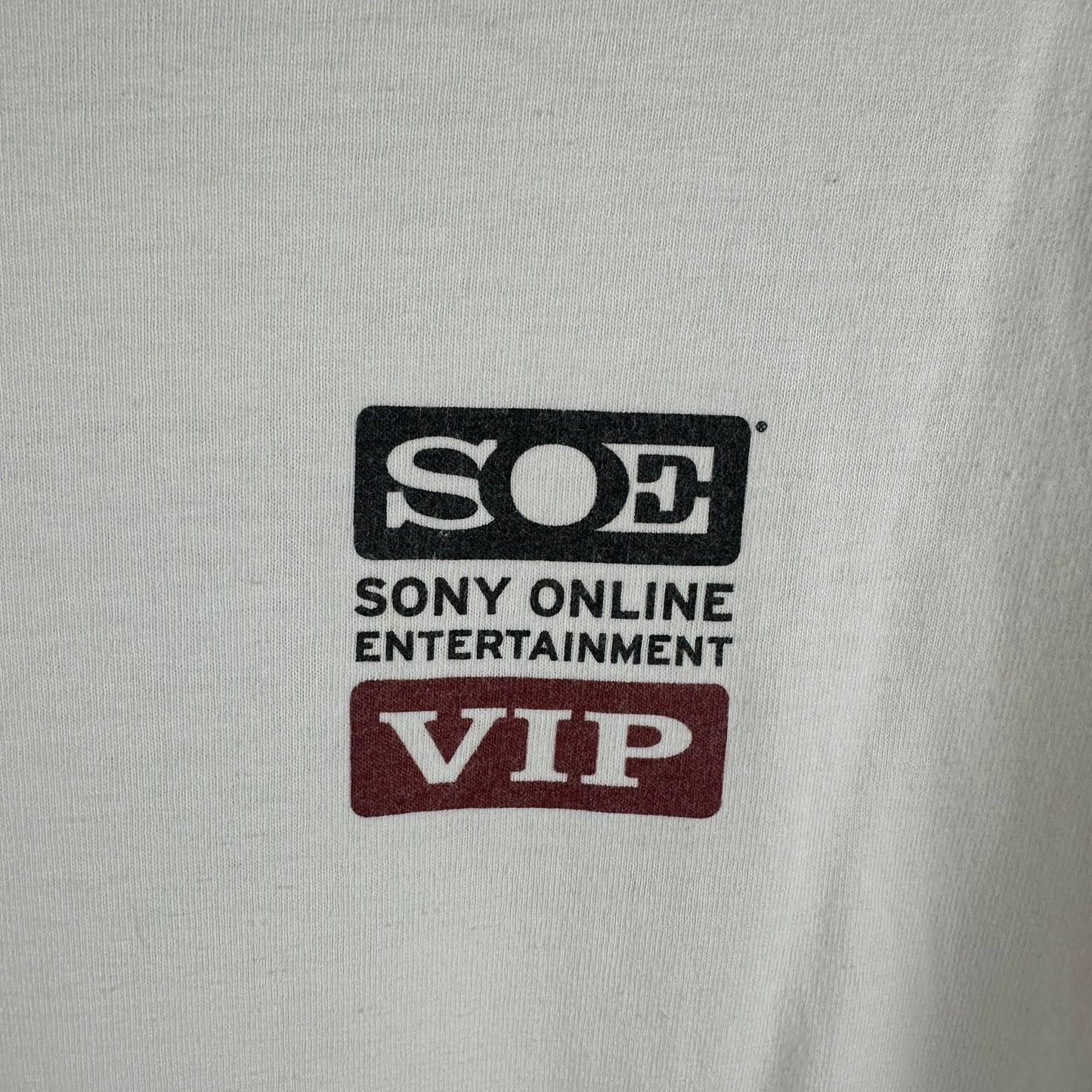 Vintage 2000s Sony Online Entertainment Video Game Promo T-Shirt