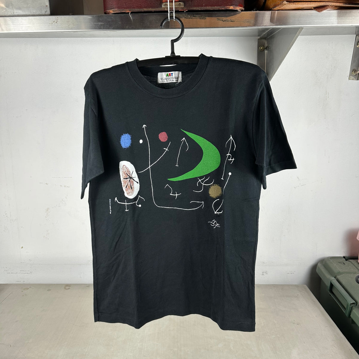Vintage 1997/98 Joan Miro Abstract Artwork Single Stitch T-shirt