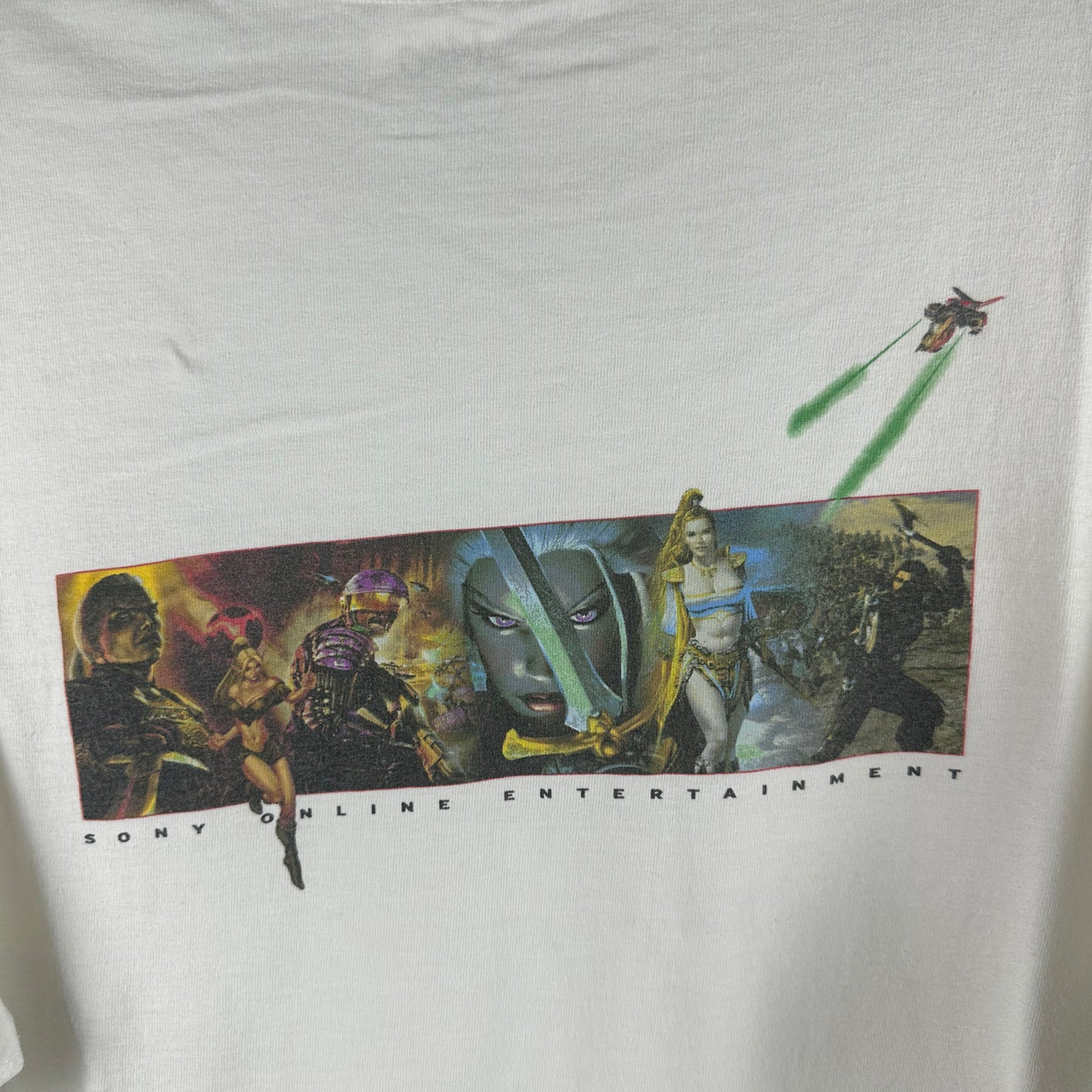 Vintage 2000s Sony Online Entertainment Video Game Promo T-Shirt