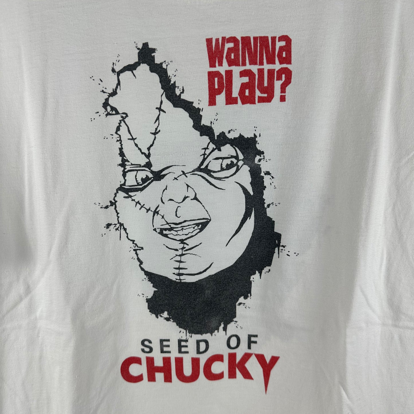 Vintage 2000s Seed of Chucky Wanna Play? Movie Promo T-Shirt
