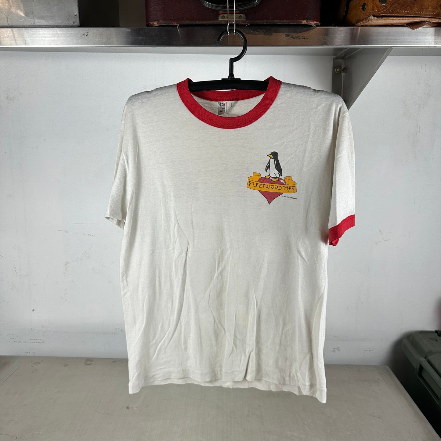 Vintage 1982 Fleetwood Mac Mirage Tour Concert Single Stitch Ringer T-shirt