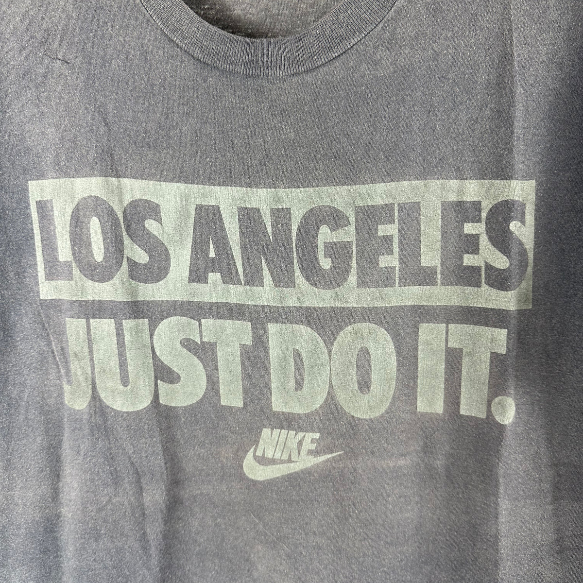 Vintage 90s Nike Los Angeles Just Do It Slogan Faded Single Stitch T-shirt