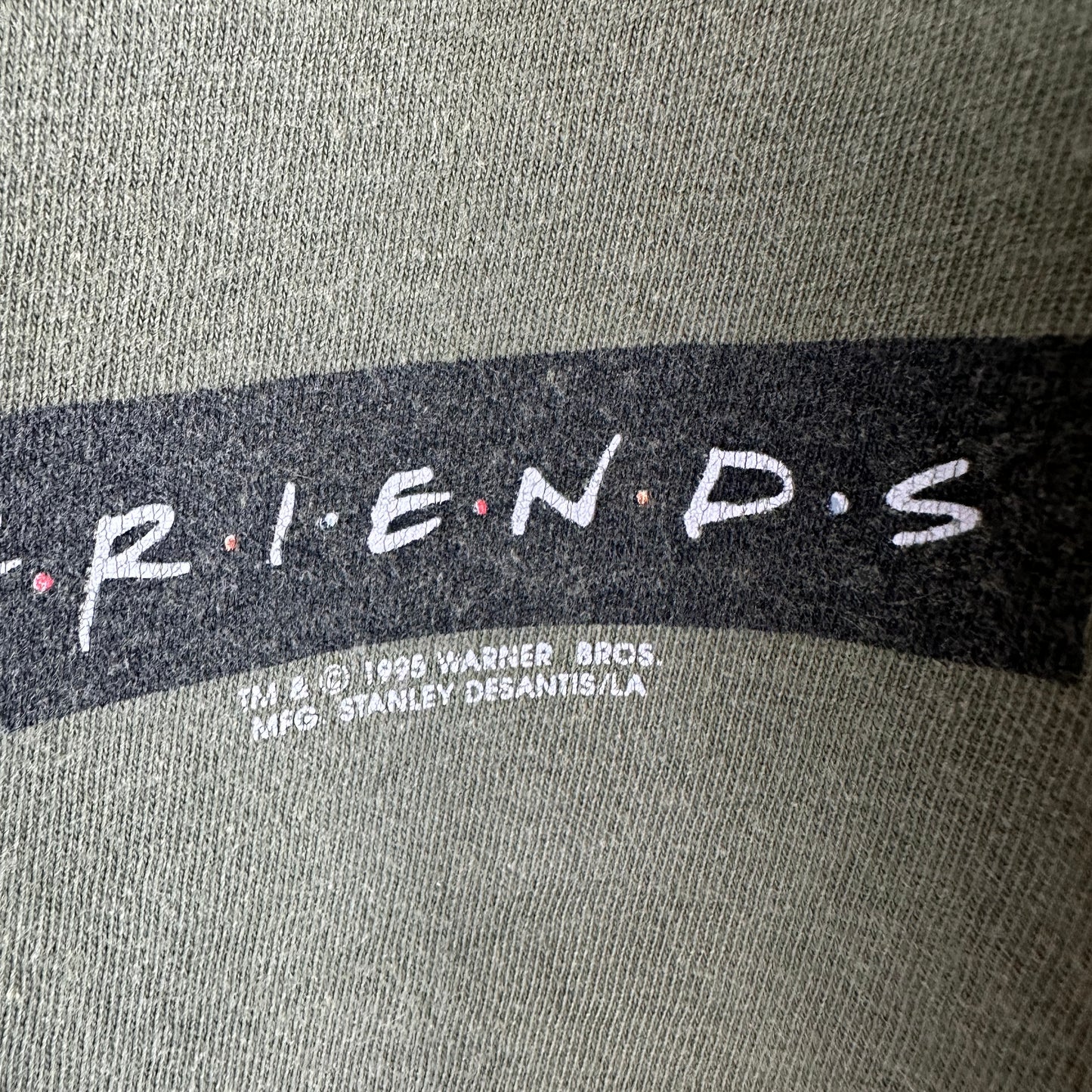 Vintage 1995 Friends Central Perk Sitcom Stanley Desantis T-Shirt