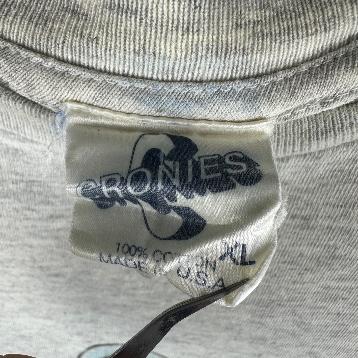 Vintage 1995 Curious George Monkey The First Space Monkey T-Shirt