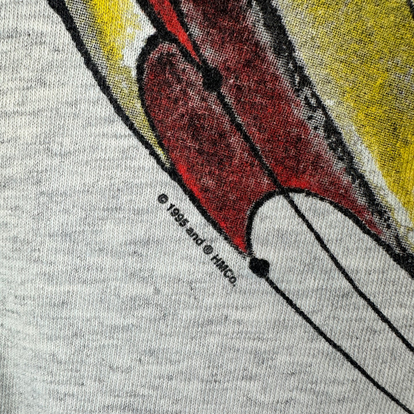 Vintage 1995 Curious George Monkey The First Space Monkey T-Shirt