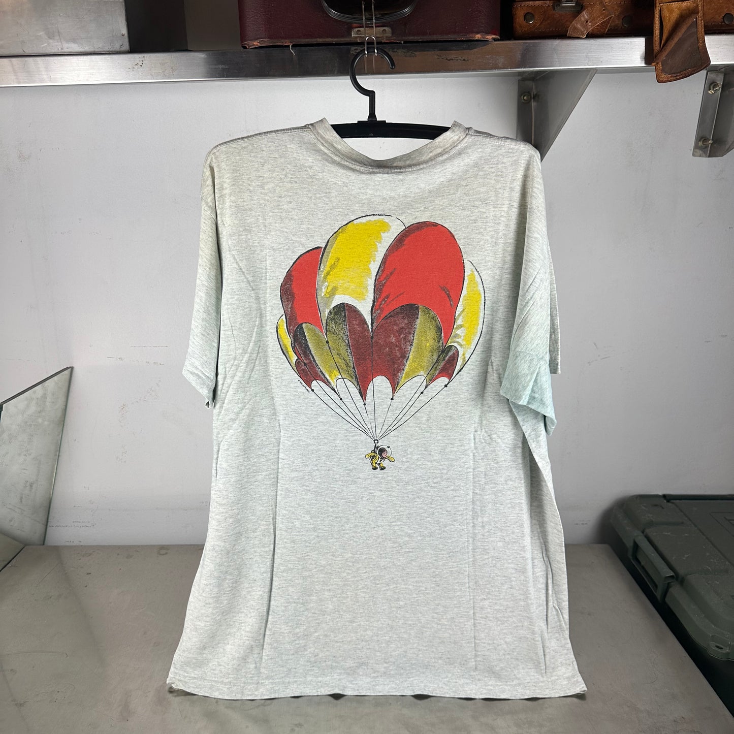 Vintage 1995 Curious George Monkey The First Space Monkey T-Shirt