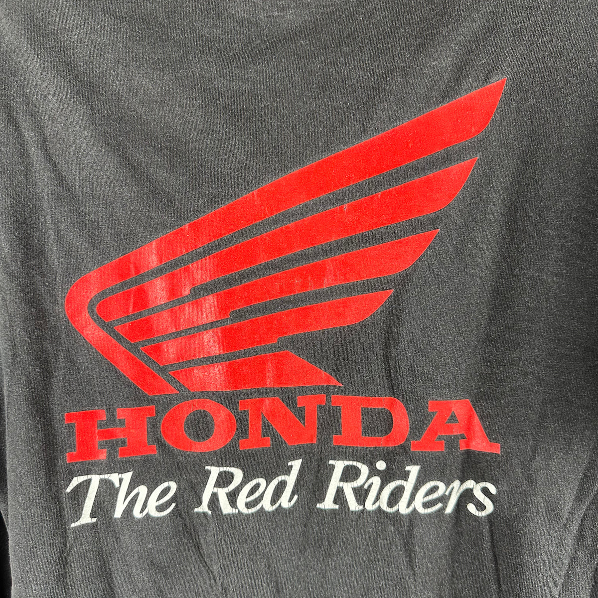 Vintage 90s Honda No Wing No Prayer The Red Riders Graphic Promo Single Stitch T-shirt