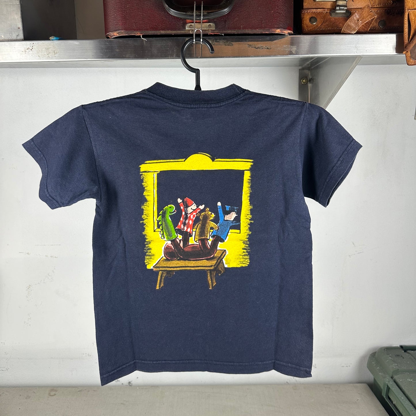 Vintage 1998 Curious George Monkey Cartoon Graphic T-Shirt