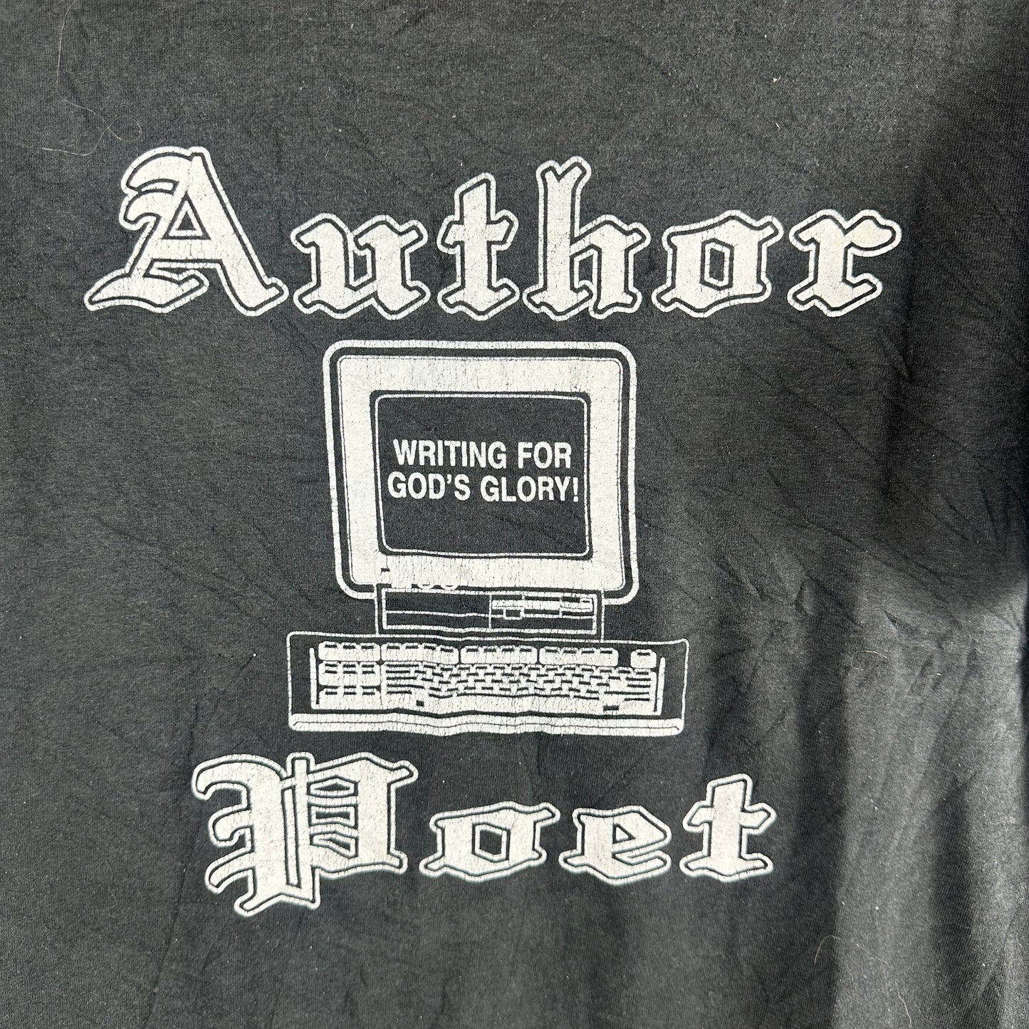 Vintage 80s Author Poet Christian Writers Guild Single Stitch T-Shirt
