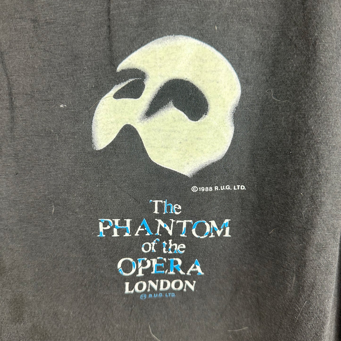 Vintage 1988 Phantom of the Opera London Promo Single Stitch T-Shirt
