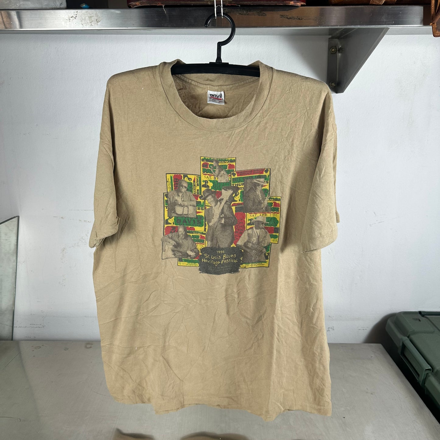 Vintage 1996 St. Louis Blues Music Festival Single Stitch T-Shirt
