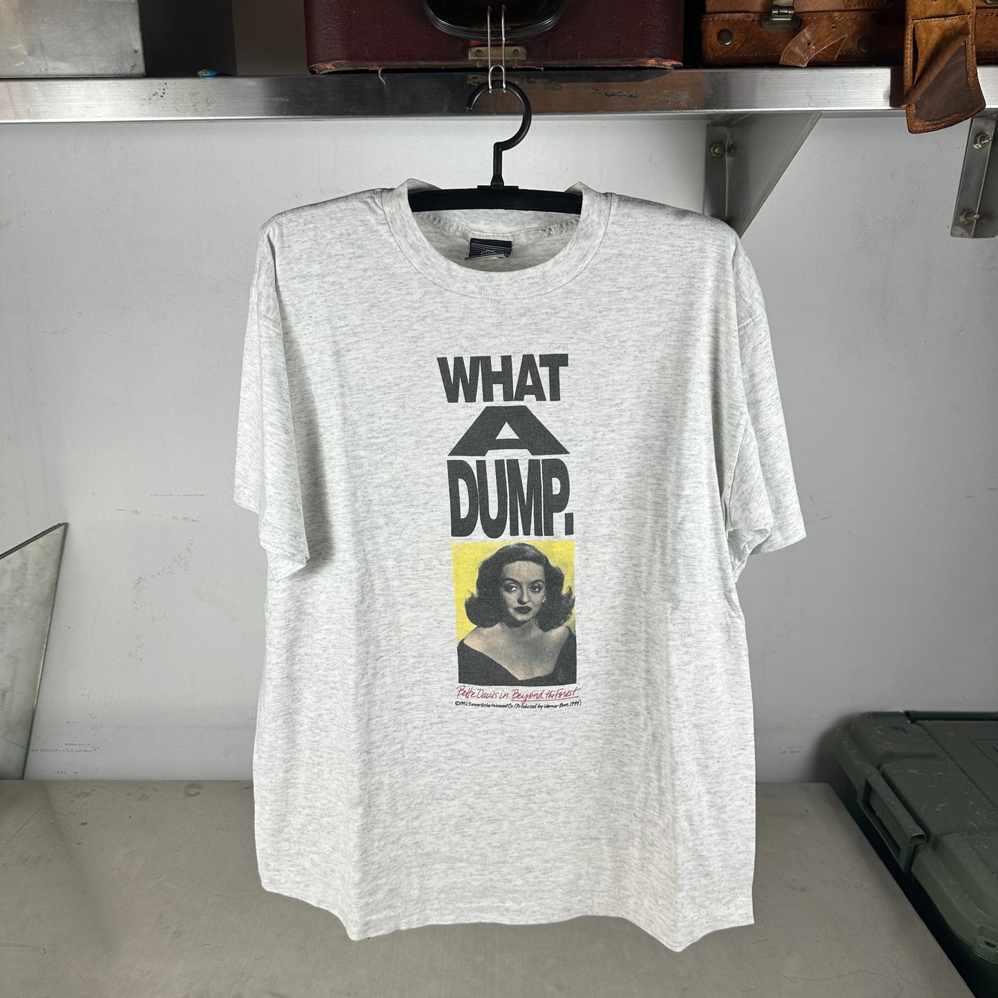 Vintage 1992 Bette Davis Beyond the Forest What A Dump Movie T-Shirt