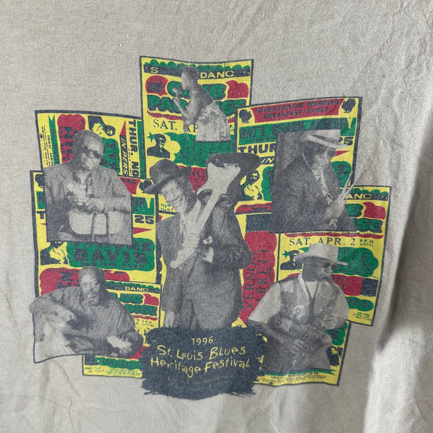 Vintage 1996 St. Louis Blues Music Festival Single Stitch T-Shirt