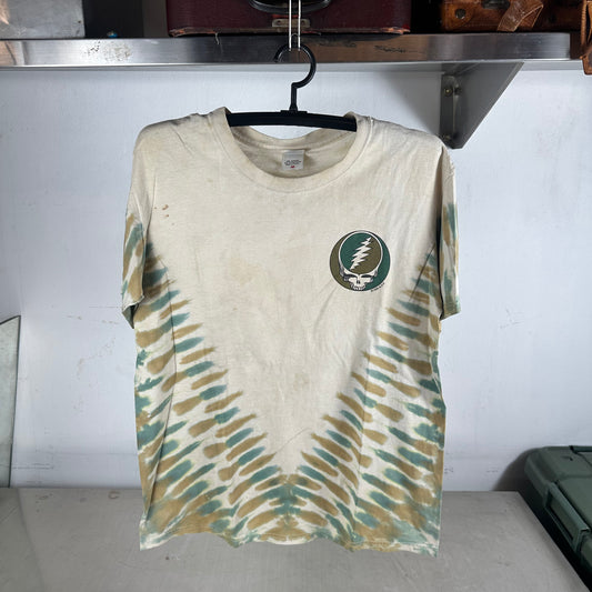 Vintage 1996 Grateful Dead Rock Band Tribute Tie-dye Graphic T-Shirt