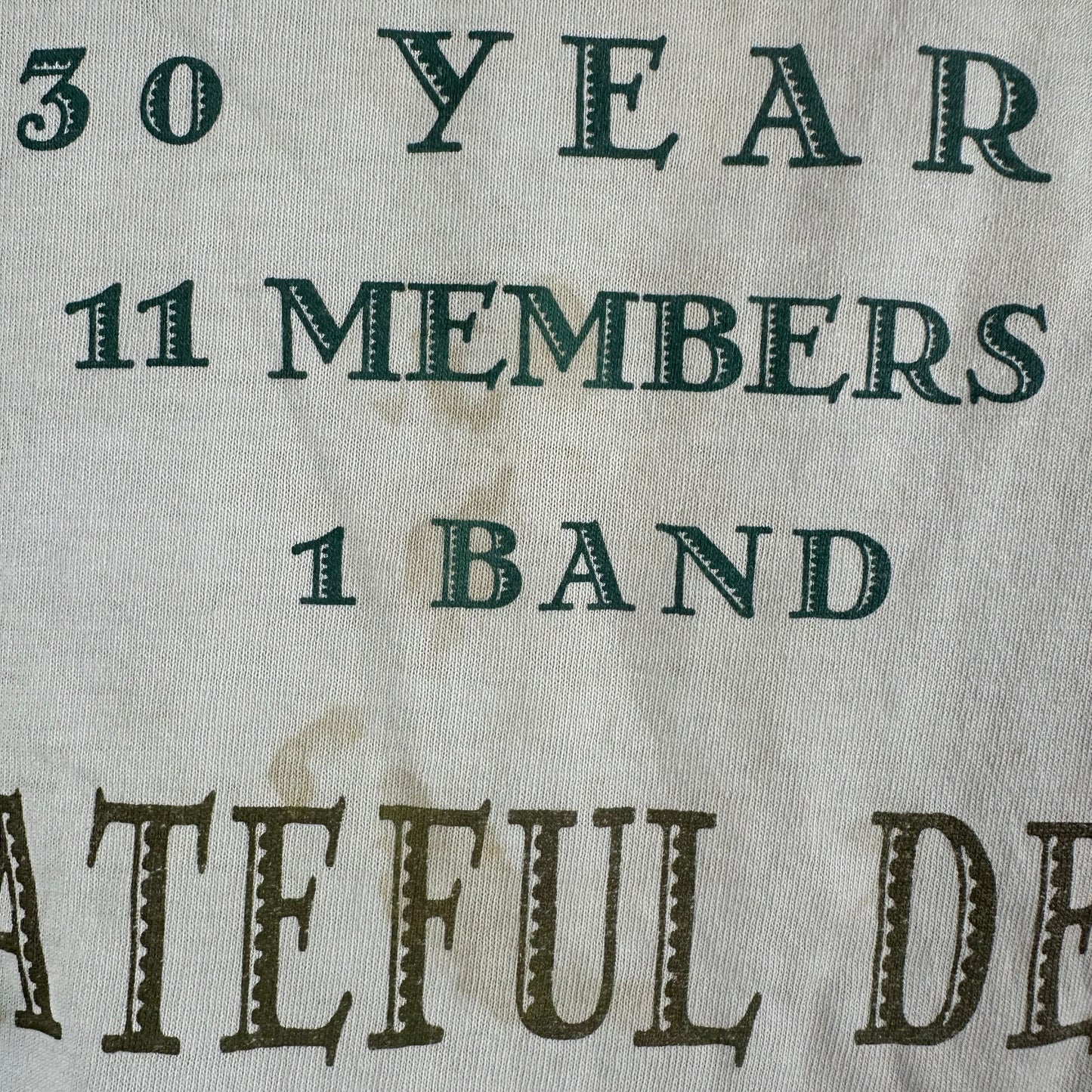 Vintage 1996 Grateful Dead Rock Band Tribute Tie-dye Graphic T-Shirt