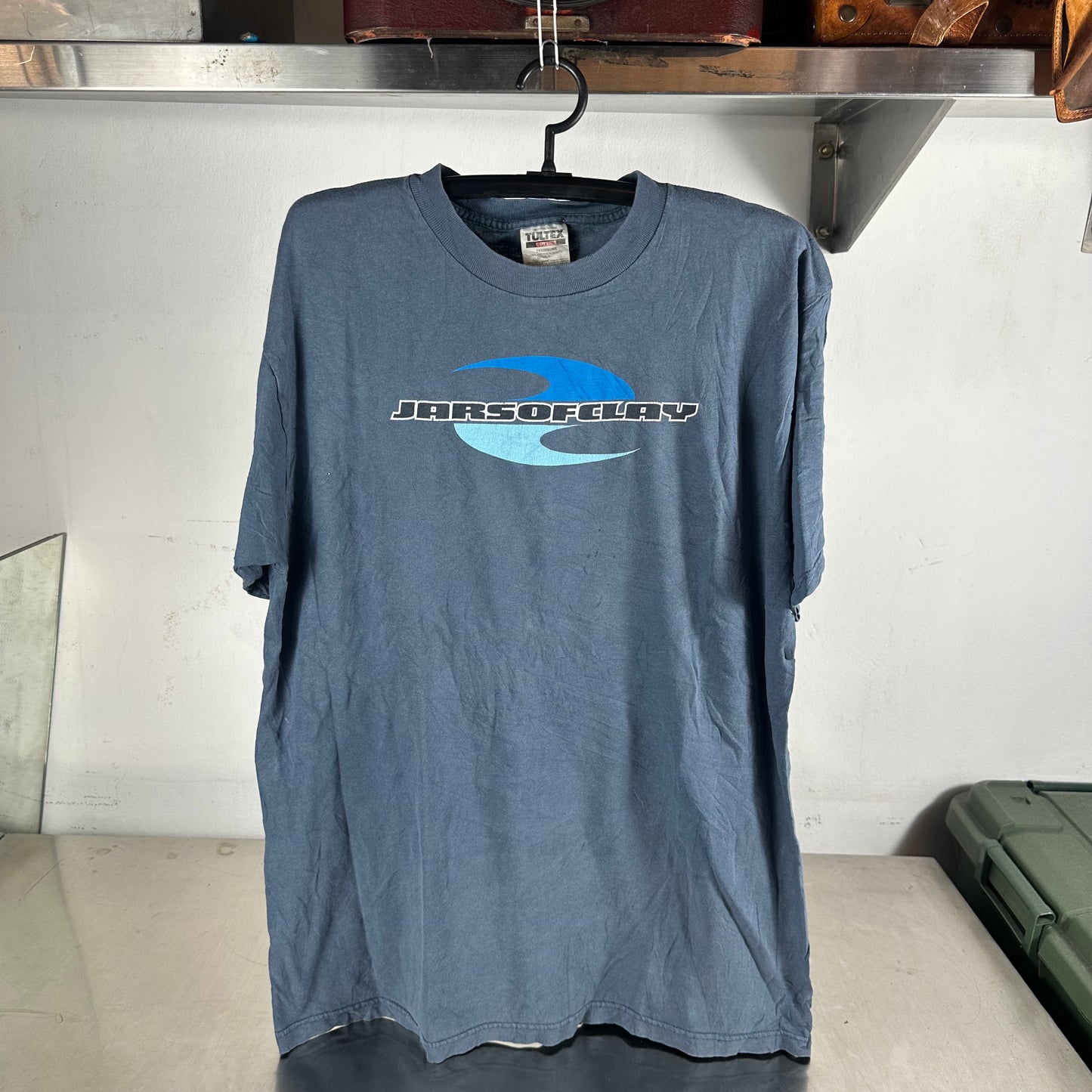 Vintage 90s Jars of Clay Christian Alternative Rock Band Double Sided Graphic T-Shirt