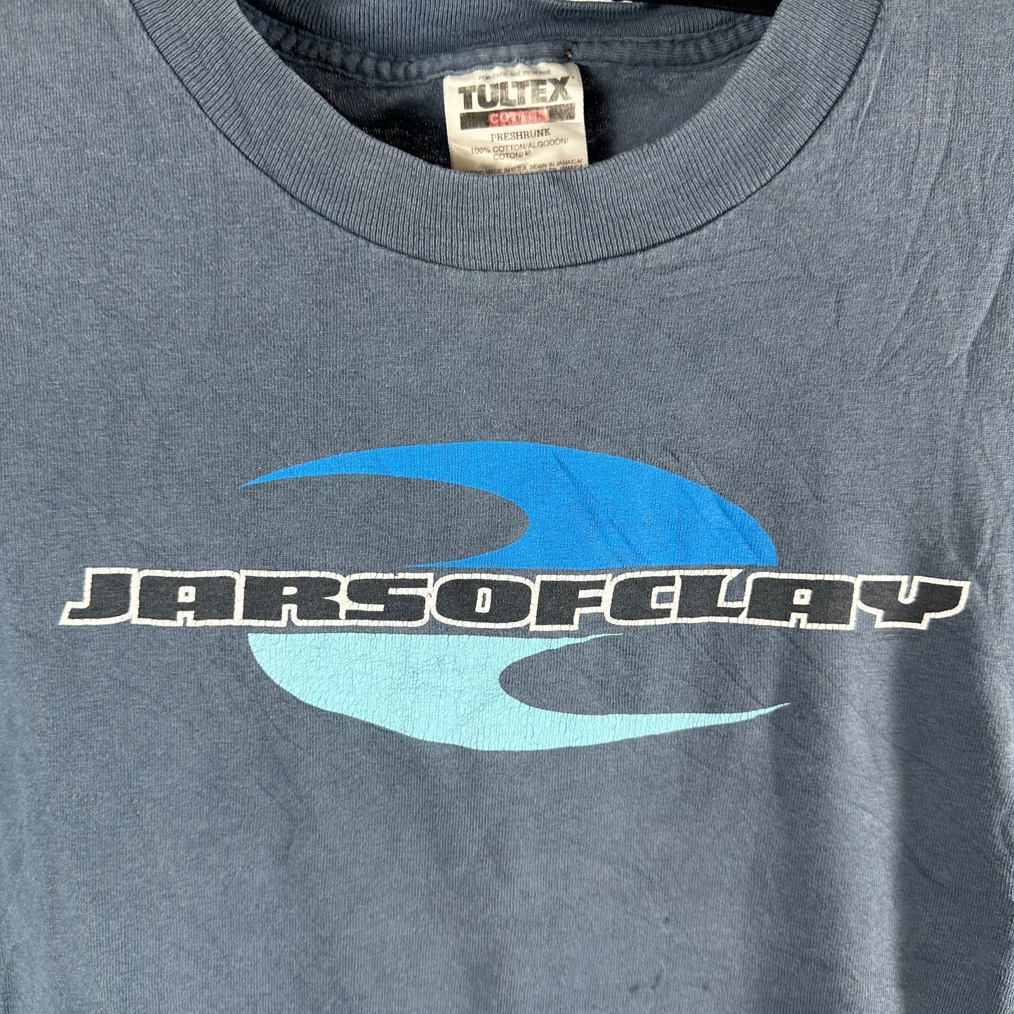 Vintage 90s Jars of Clay Christian Alternative Rock Band Double Sided Graphic T-Shirt