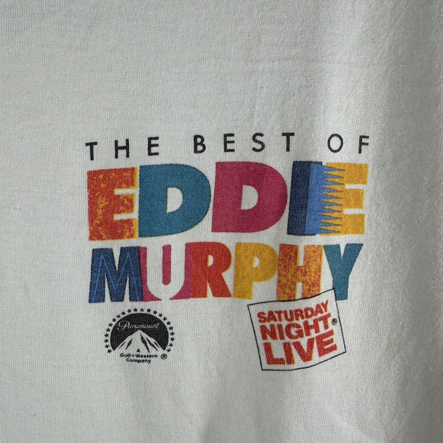 Vintage 80s The Best of Eddie Murphy Saturday Night Live Single Stitch T-Shirt