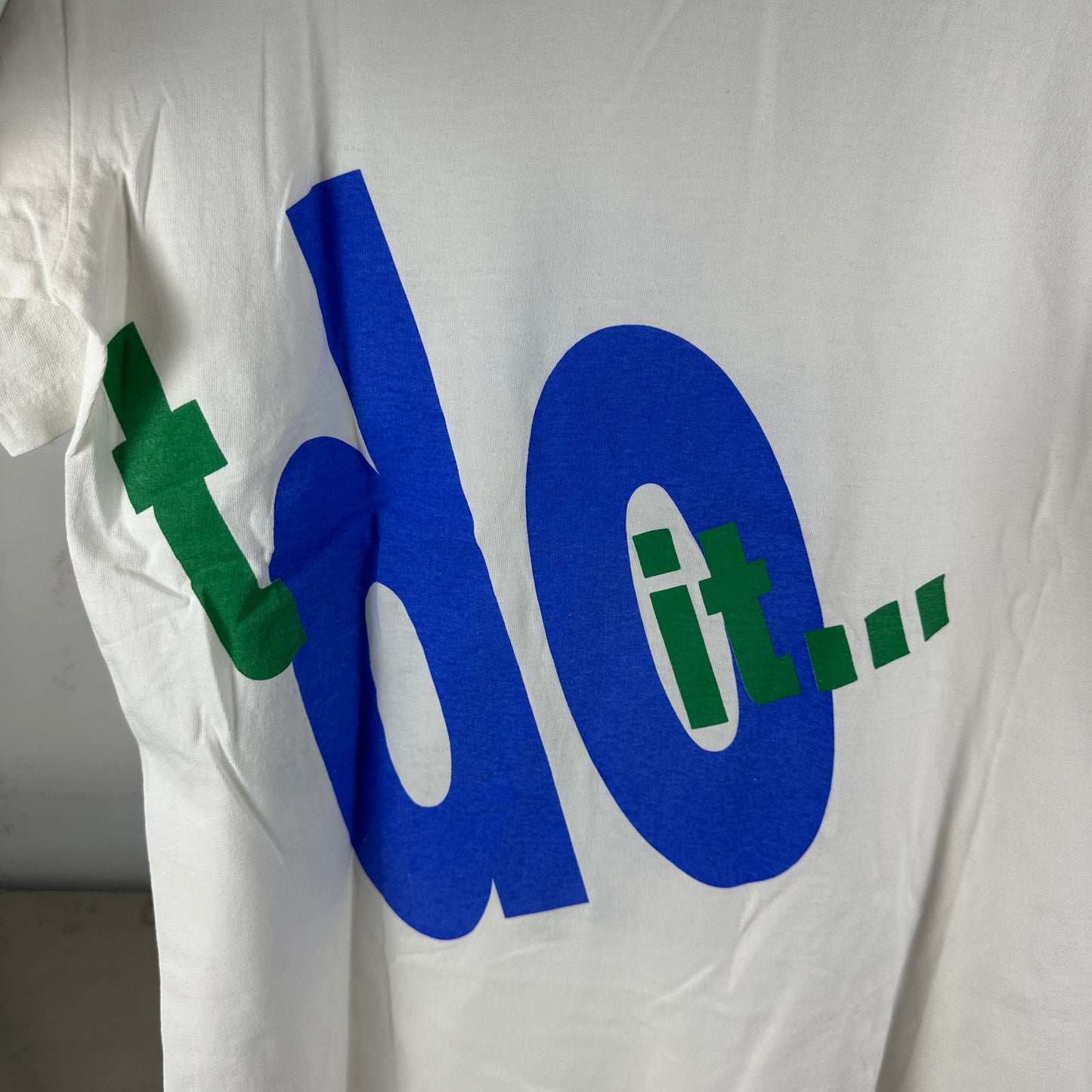 Vintage 90s Nike Tennis Just Do It Slogan Wraparound Single Stitch T-Shirt