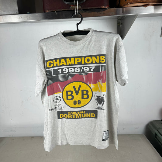 Vintage 1996/97 Borussia Dortmund UEFA Champions League Champions T-shirt