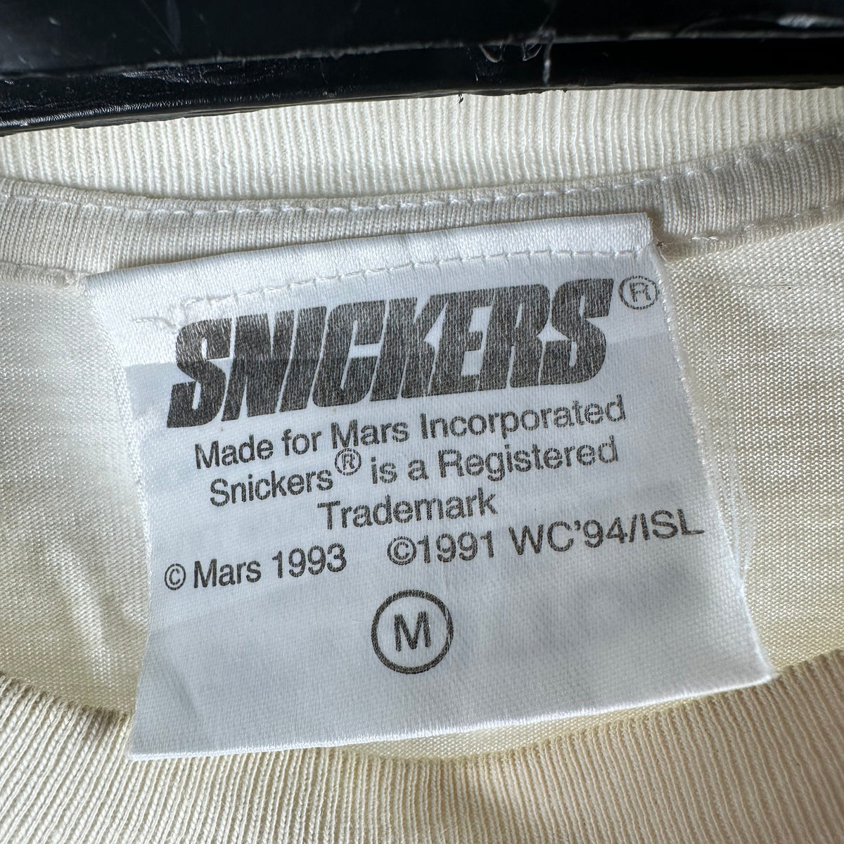 Vintage 1994 USA Soccer FIFA World Cup Snickers Promo T-shirt