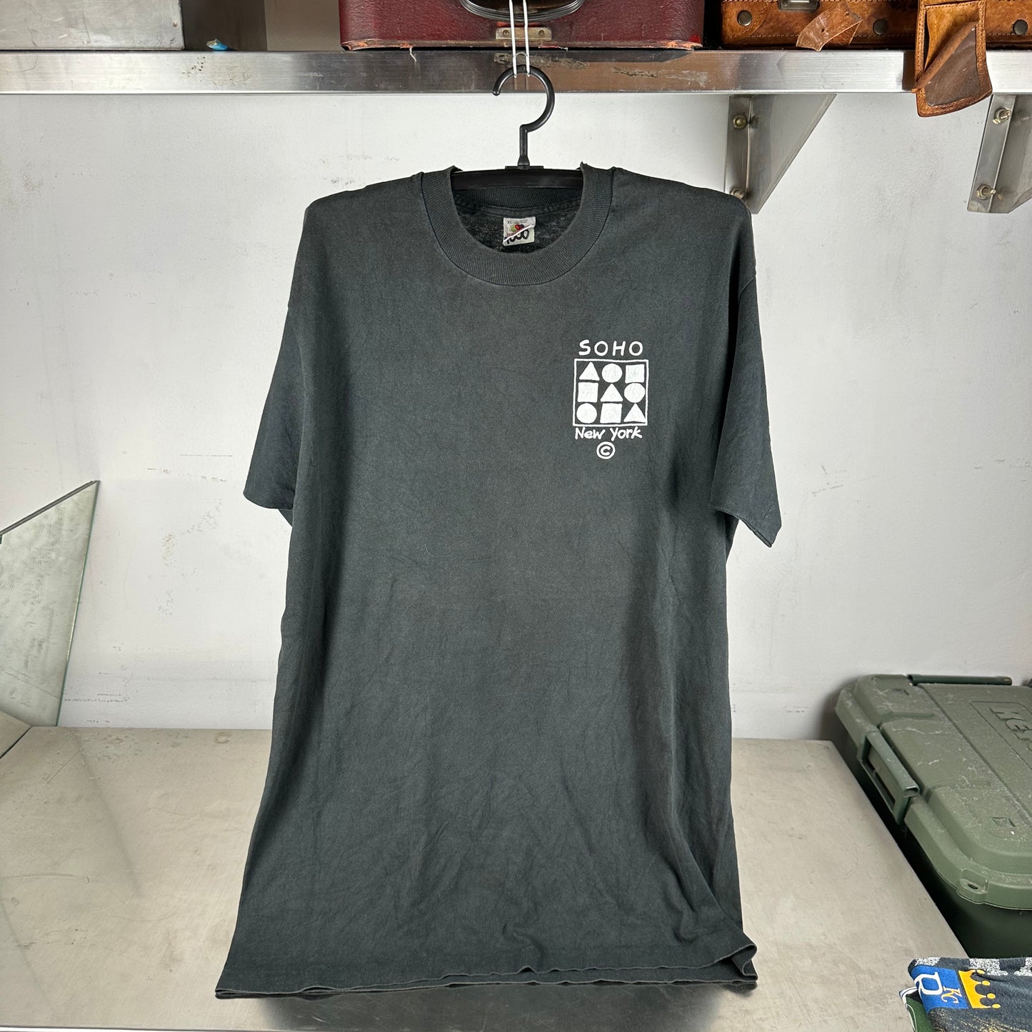 Vintage 90s Soho New York Artwork Graphic Single Stitch T-Shirt