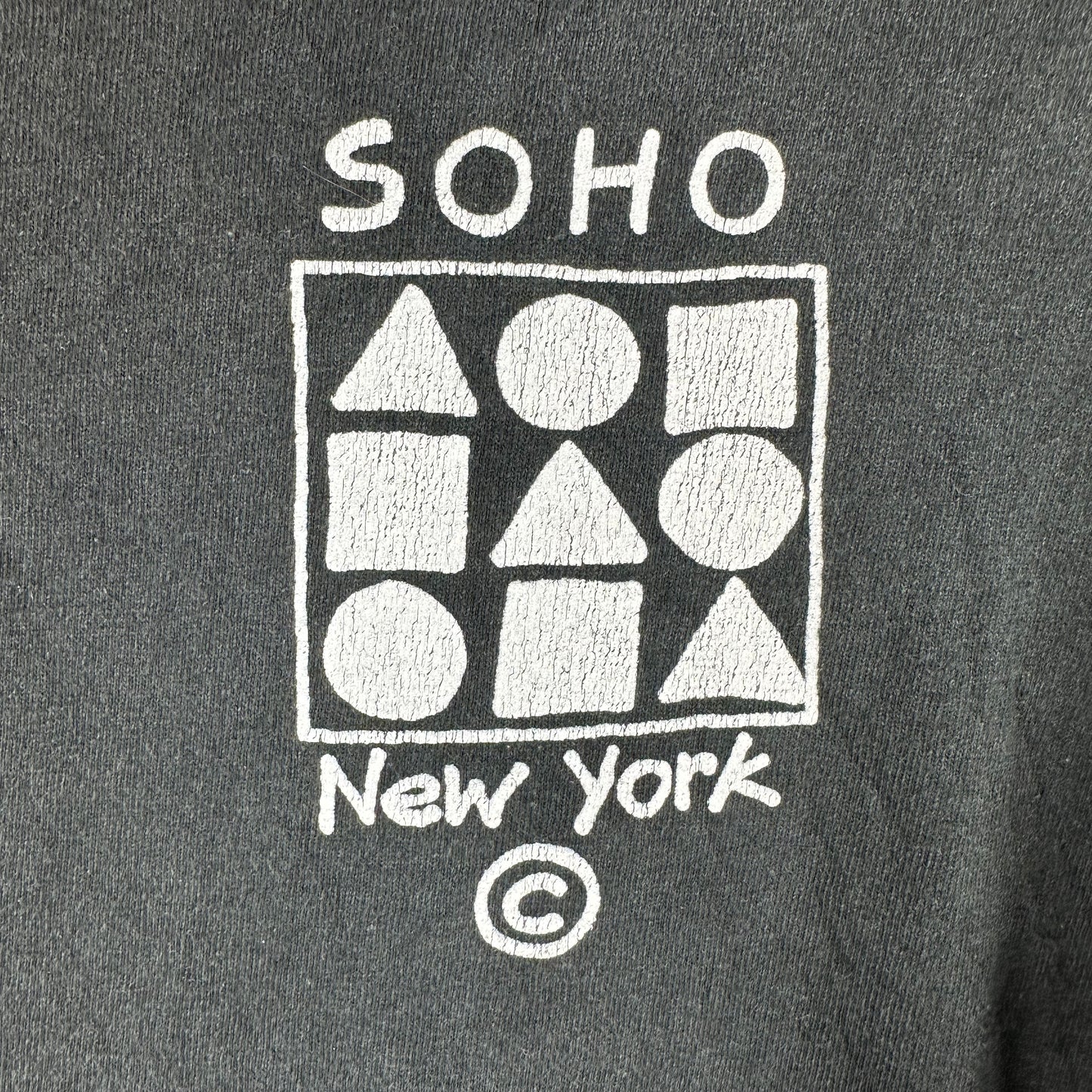 Vintage 90s Soho New York Artwork Graphic Single Stitch T-Shirt