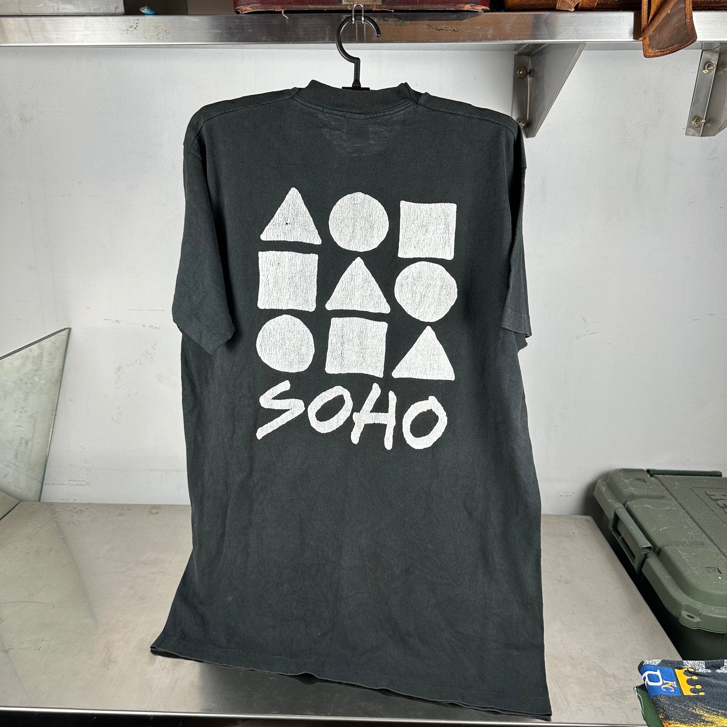 Vintage 90s Soho New York Artwork Graphic Single Stitch T-Shirt