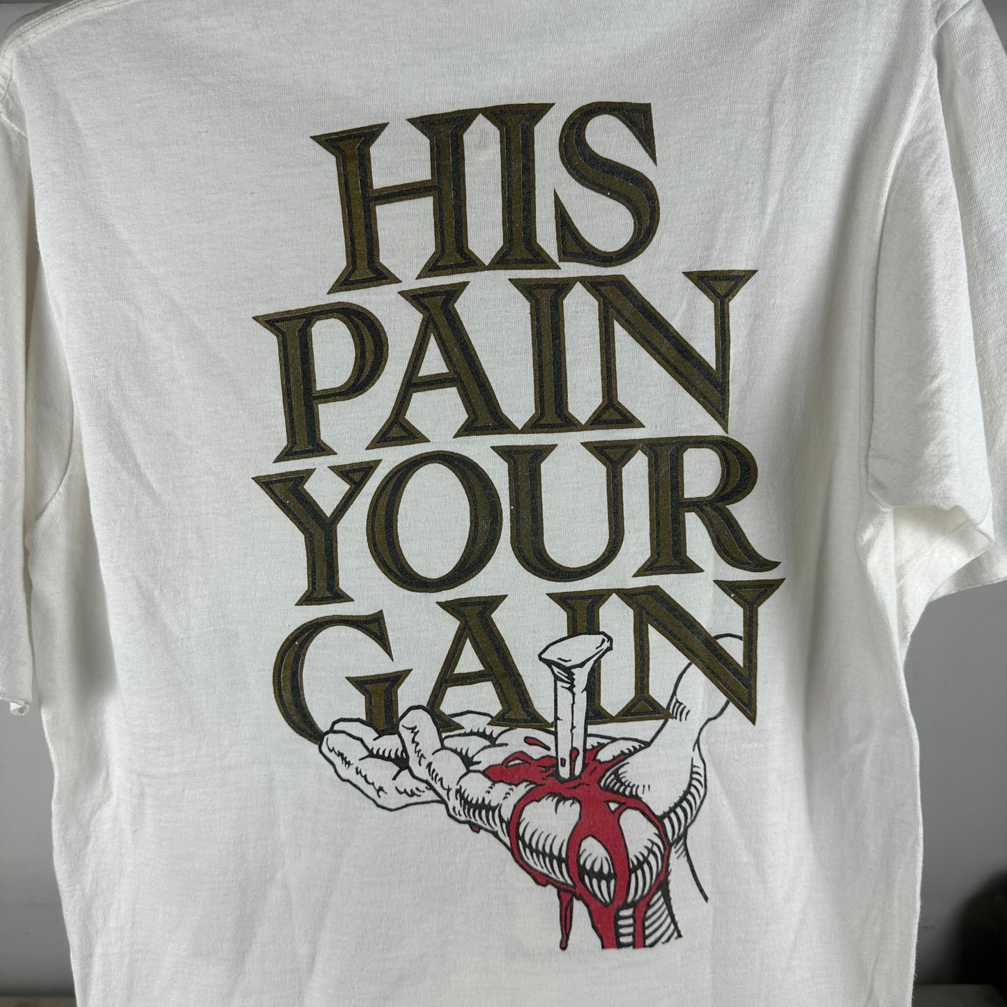 Vintage 1990 Lord's Gym Living Epistles Religious Single Stitch T-Shirt