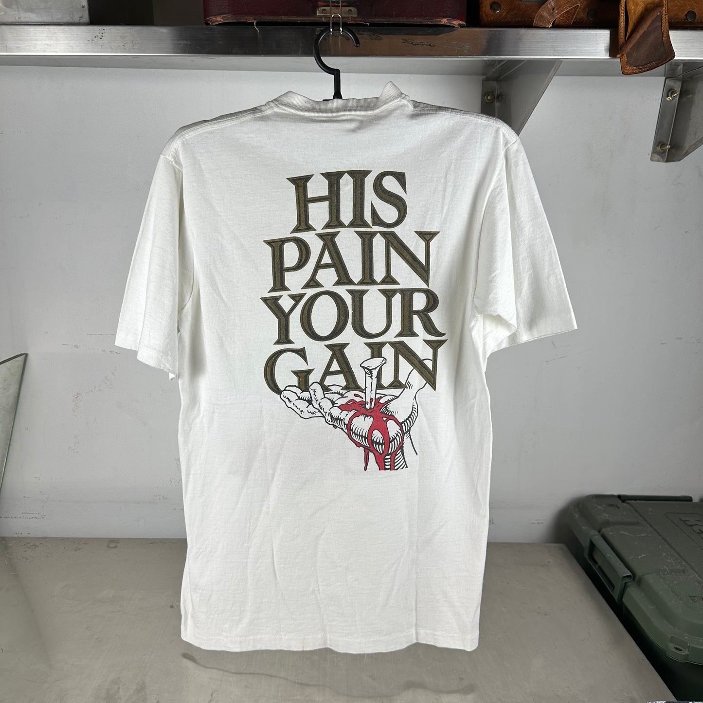 Vintage 1990 Lord's Gym Living Epistles Religious Single Stitch T-Shirt