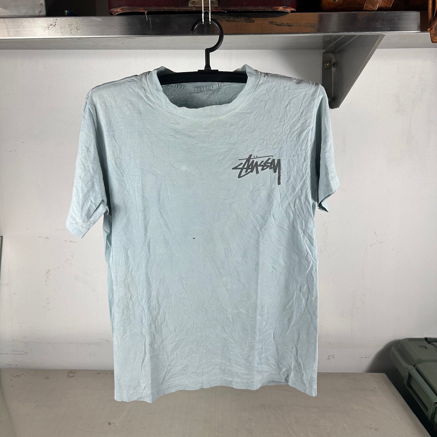 Vintage 90s Stussy Crown Logo Made in USA Single Stitch T-Shirt