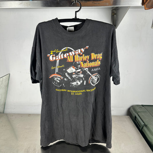 Vintage 90s Harley Davidson 2nd Annual Gateway Single Stitch T-Shirt