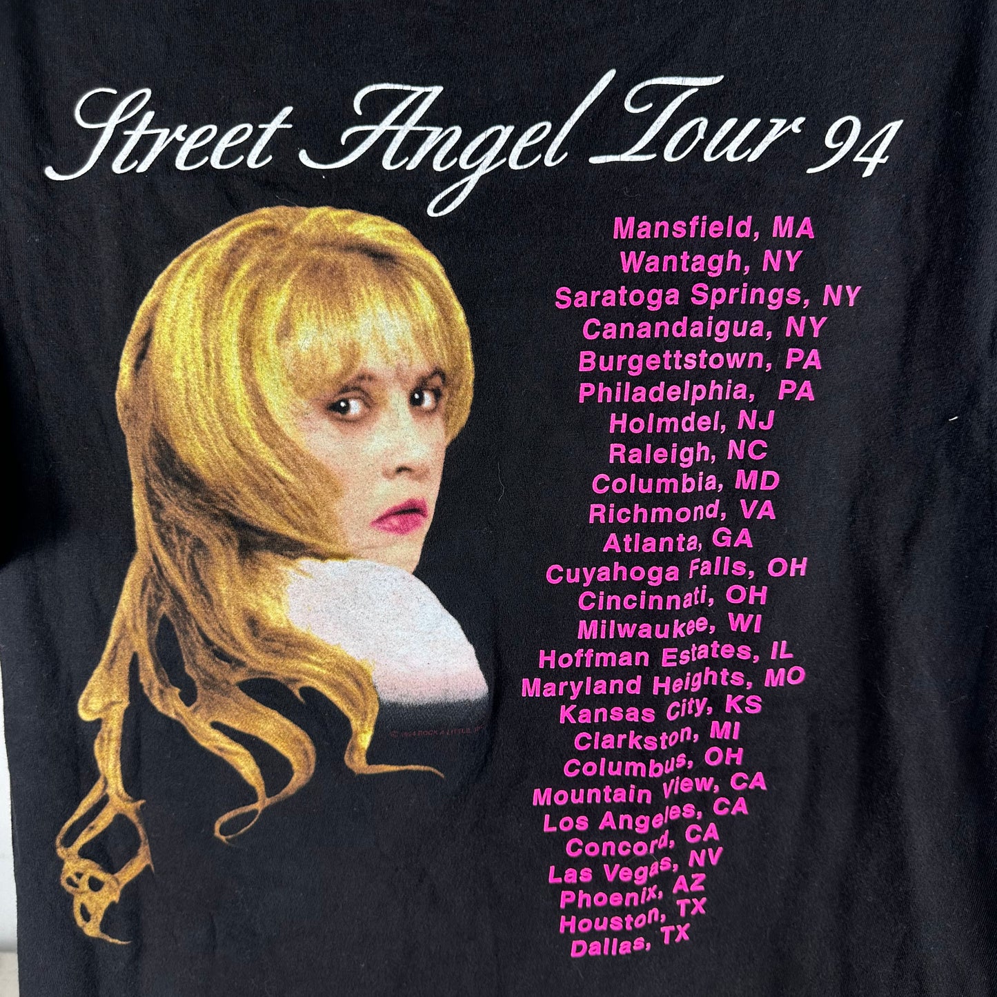 Vintage 1994 Stevie Nicks Sweet Angel Fleetwood Mac Tour Concert T-Shirt